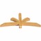 Ekena Millwork Davenport Rough Sawn Timber Gable Bracket, Western Red Cedar, 60"W x 27"H x 4"D x 4"F, 11/12 Pitch GBW060X27X0404DAV00RWR - alternate 4